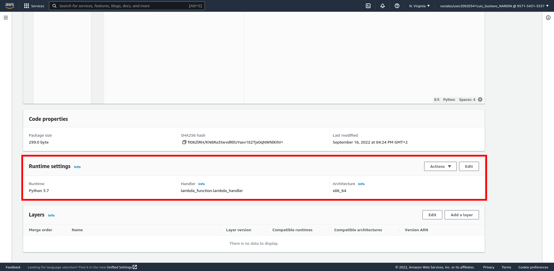 Runtime Settings