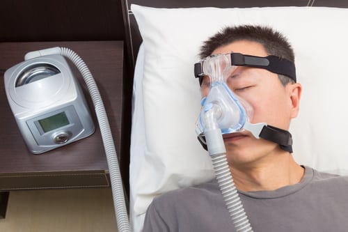 A sleep apnea treatment device